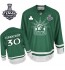 NHL Henrik Lundqvist New York Rangers Authentic 2014 Stanley Cup St Patty's Day Reebok Jersey - Green