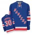 NHL Henrik Lundqvist New York Rangers Authentic Home Reebok Jersey - Royal Blue