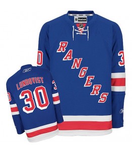NHL Henrik Lundqvist New York Rangers Youth Authentic Home Reebok Jersey - Royal Blue