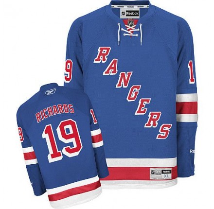 NHL Brad Richards New York Rangers Authentic Home Reebok Jersey - Royal Blue