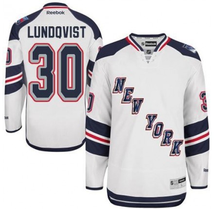 NHL Henrik Lundqvist New York Rangers Youth Authentic 2014 Stadium Series Reebok Jersey - White