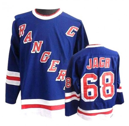 NHL Jaromir Jagr New York Rangers Authentic Throwback CCM Jersey - Royal Blue