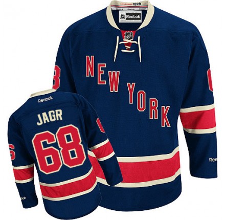 NHL Jaromir Jagr New York Rangers Premier Third Reebok Jersey - Navy Blue
