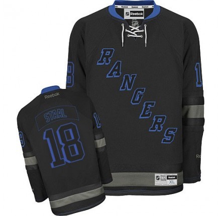 NHL Marc Staal New York Rangers Premier Reebok Jersey - Black Ice