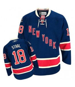 NHL Marc Staal New York Rangers Authentic Third Reebok Jersey - Navy Blue