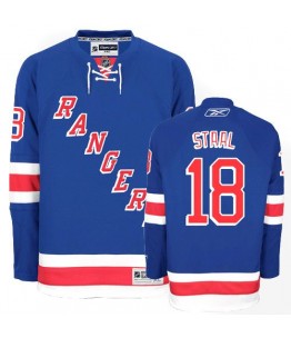 NHL Marc Staal New York Rangers Authentic Home Reebok Jersey - Royal Blue