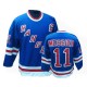 NHL Mark Messier New York Rangers Authentic Throwback CCM Jersey - Royal Blue