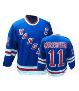 NHL Mark Messier New York Rangers Premier Throwback CCM Jersey - Royal Blue
