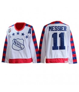 NHL Mark Messier New York Rangers Authentic 75th All Star Throwback CCM Jersey - White