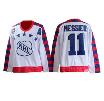 NHL Mark Messier New York Rangers Premier 75th All Star Throwback CCM Jersey - White