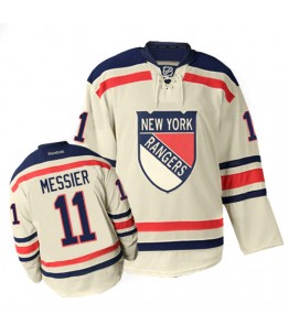 NHL Mark Messier New York Rangers Authentic Winter Classic Reebok Jersey - Cream