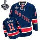 NHL Mark Messier New York Rangers Authentic Third 2014 Stanley Cup Reebok Jersey - Navy Blue