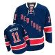 NHL Mark Messier New York Rangers Premier Third Reebok Jersey - Navy Blue