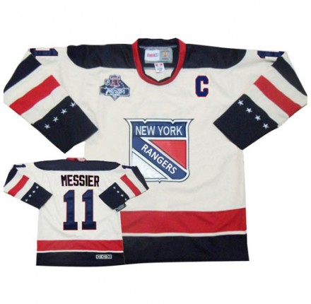 NHL Mark Messier New York Rangers Premier Winter Classic Reebok Jersey - White