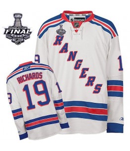 NHL Brad Richards New York Rangers Premier Away 2014 Stanley Cup Reebok Jersey - White