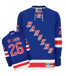 NHL Martin St.Louis New York Rangers Authentic Home Reebok Jersey - Royal Blue