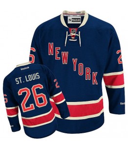 NHL Martin St.Louis New York Rangers Youth Authentic Third Reebok Jersey - Navy Blue