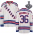 NHL Mats Zuccarello New York Rangers Authentic Away 2014 Stanley Cup Reebok Jersey - White