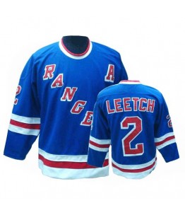 NHL Brian Leetch New York Rangers Authentic Throwback CCM Jersey - Royal Blue