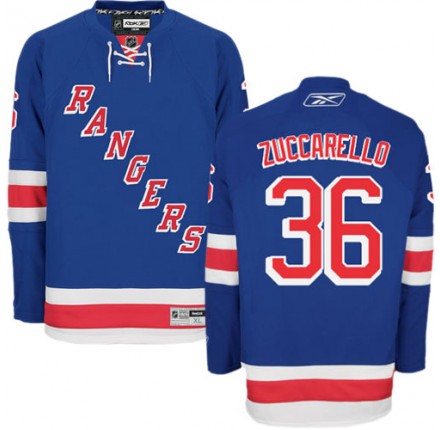 NHL Mats Zuccarello New York Rangers Youth Premier Home Reebok Jersey - Royal Blue