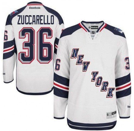 NHL Mats Zuccarello New York Rangers Youth Premier 2014 Stadium Series Reebok Jersey - White