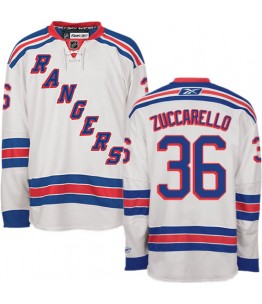 NHL Mats Zuccarello New York Rangers Youth Premier Away Reebok Jersey - White