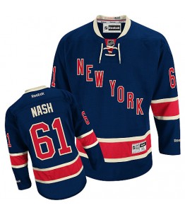 NHL Rick Nash New York Rangers Premier Third Reebok Jersey - Navy Blue
