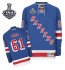 NHL Rick Nash New York Rangers Authentic Home 2014 Stanley Cup Reebok Jersey - Royal Blue