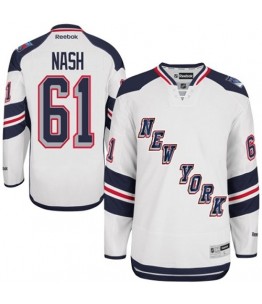 NHL Rick Nash New York Rangers Authentic 2014 Stadium Series Reebok Jersey - White