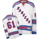 NHL Rick Nash New York Rangers Authentic Away Reebok Jersey - White