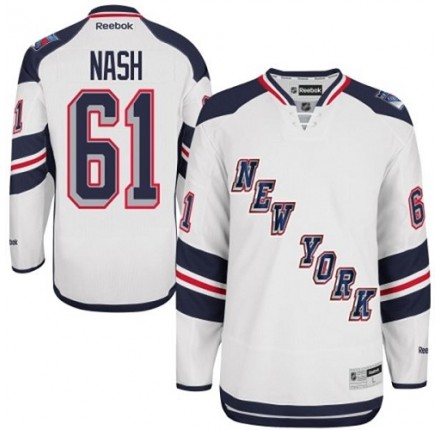 NHL Rick Nash New York Rangers Premier 2014 Stadium Series Reebok Jersey - White