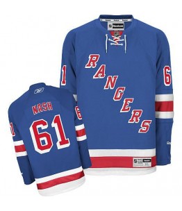 NHL Rick Nash New York Rangers Youth Authentic Home Reebok Jersey - Royal Blue