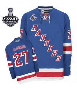 NHL Ryan McDonagh New York Rangers Premier Home 2014 Stanley Cup Reebok Jersey - Royal Blue