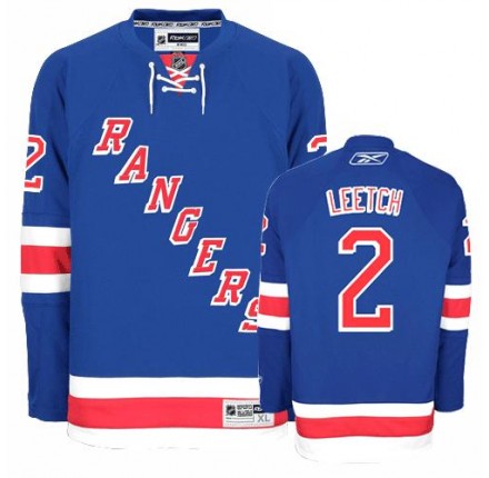 NHL Brian Leetch New York Rangers Authentic Home Reebok Jersey - Royal Blue