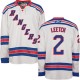 NHL Brian Leetch New York Rangers Authentic Away Reebok Jersey - White
