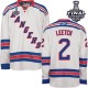NHL Brian Leetch New York Rangers Premier Away 2014 Stanley Cup Reebok Jersey - White