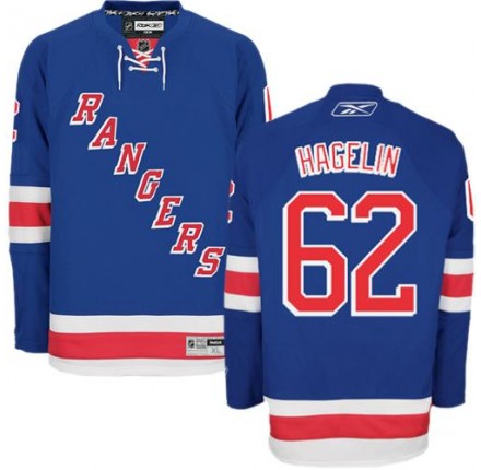 NHL Carl Hagelin New York Rangers Authentic Home Reebok Jersey - Royal Blue