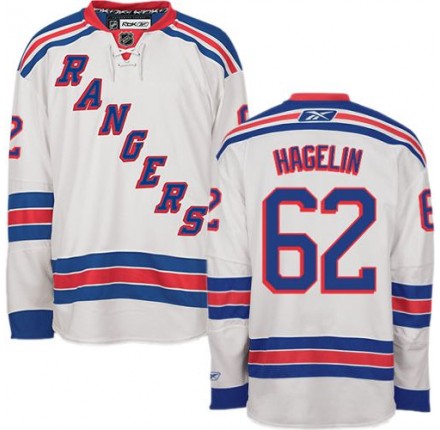 NHL Carl Hagelin New York Rangers Premier Away Reebok Jersey - White