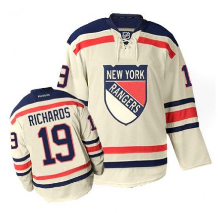 NHL Brad Richards New York Rangers Premier Winter Classic Reebok Jersey - Cream