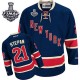 NHL Derek Stepan New York Rangers Authentic Third 2014 Stanley Cup Reebok Jersey - Navy Blue