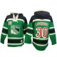 NHL Henrik Lundqvist New York Rangers Old Time Hockey Authentic St. Patrick's Day McNary Lace Hoodie Jersey - Green