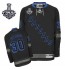NHL Henrik Lundqvist New York Rangers Authentic 2014 Stanley Cup Reebok Jersey - Black Ice